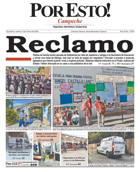 Portada de Por Esto (campeche)