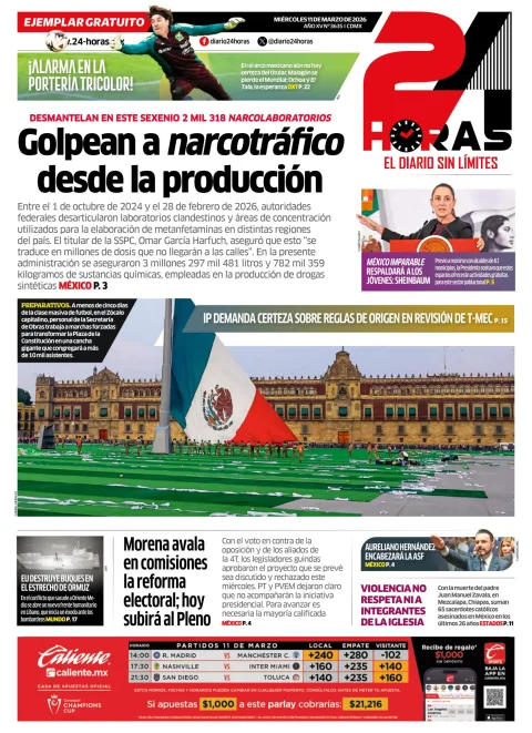 Portada de 24 Horas