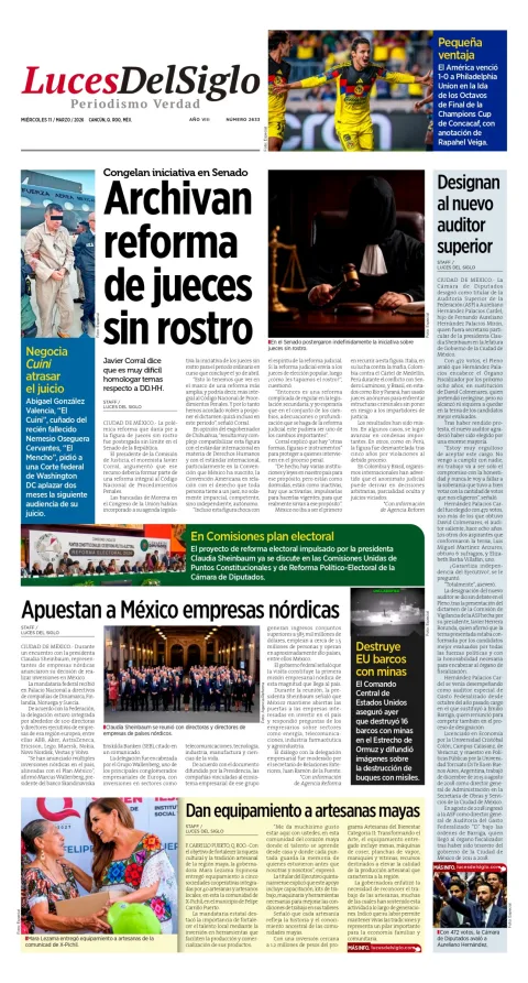 Portada de Luces del Siglo