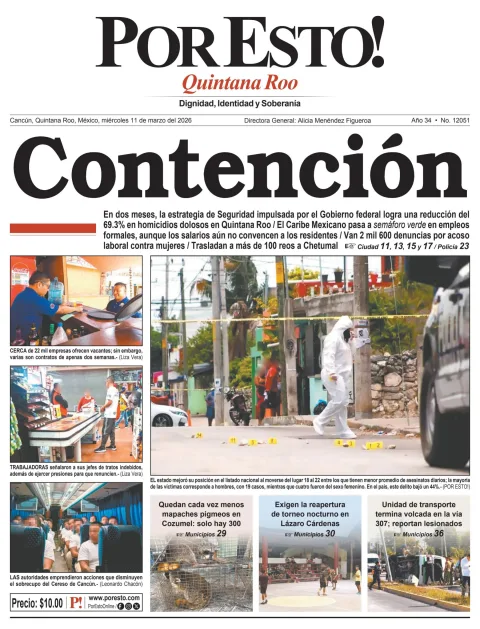 Portada de Por Esto (quintana Roo Cancun)