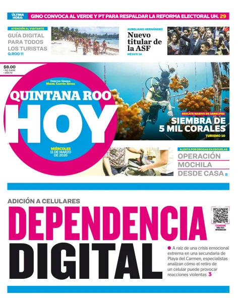 Portada de Quintana Roo Hoy (portada)