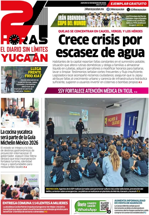 Portada de 24 Horas Yucatan