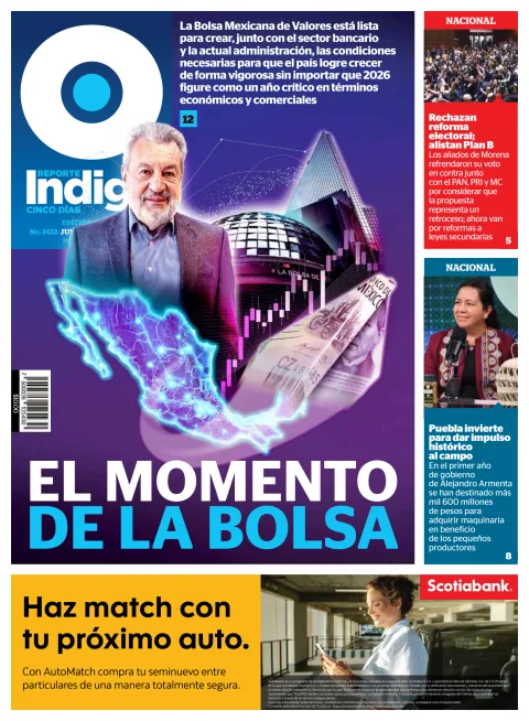 Portada de Reporte Indigo Nacional del jueves, 12 de marzo de 2026