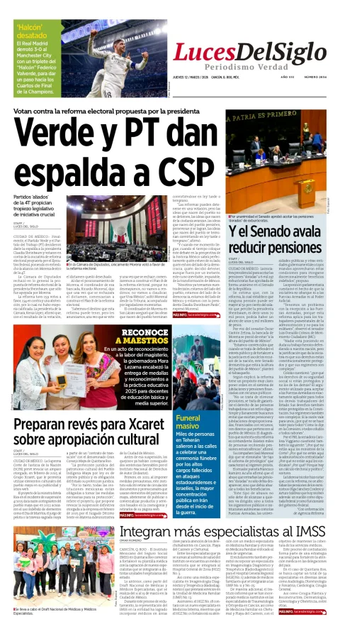 Portada de Luces del Siglo