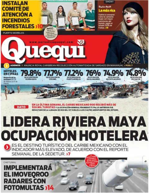 Portada de Quequi (contraportada) del jueves, 12 de marzo de 2026