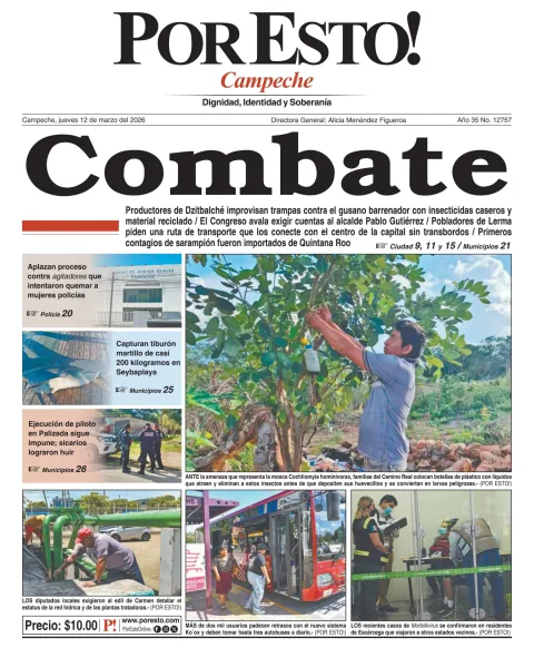 Portada de Por Esto (campeche)
