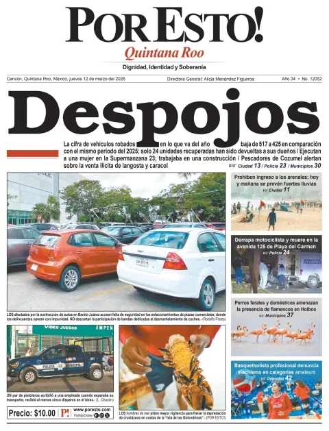 Portada de Por Esto (quintana Roo Cancun)