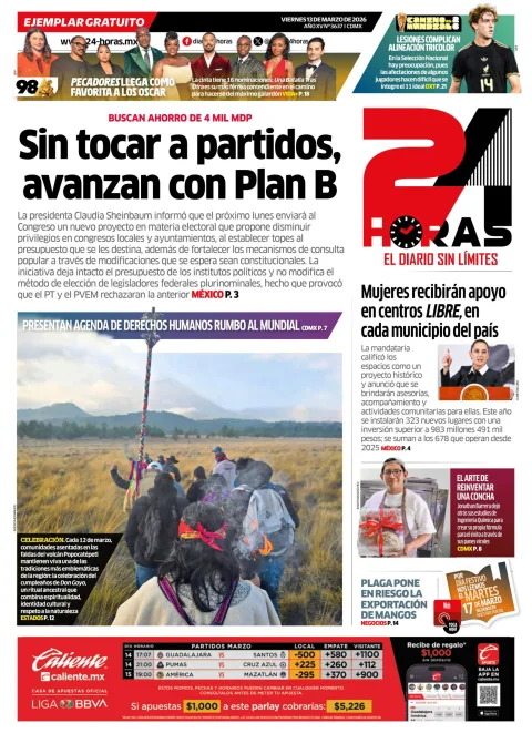 Portada de 24 Horas