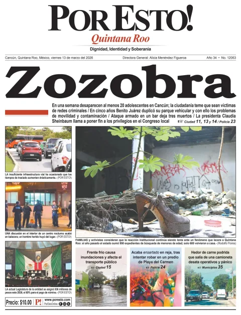 Portada de Por Esto (quintana Roo Cancun)