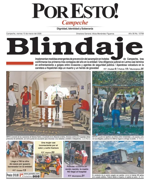 Portada de Por Esto (campeche)
