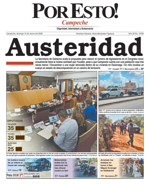 Portada de Por Esto (campeche)