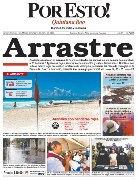 Portada de Por Esto (quintana Roo Cancun)