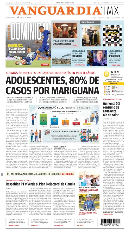 Portada de Vanguardia