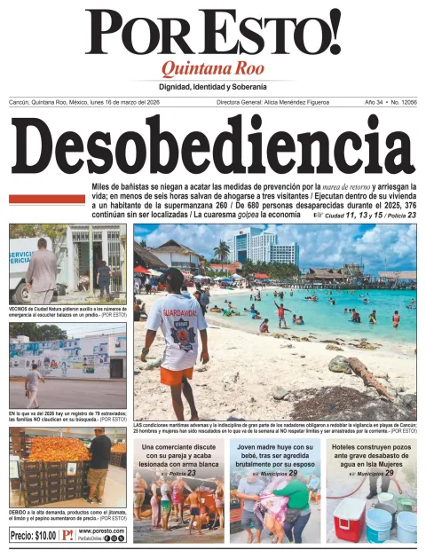 Portada de Por Esto (quintana Roo Cancun)