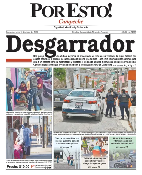 Portada de Por Esto (campeche)