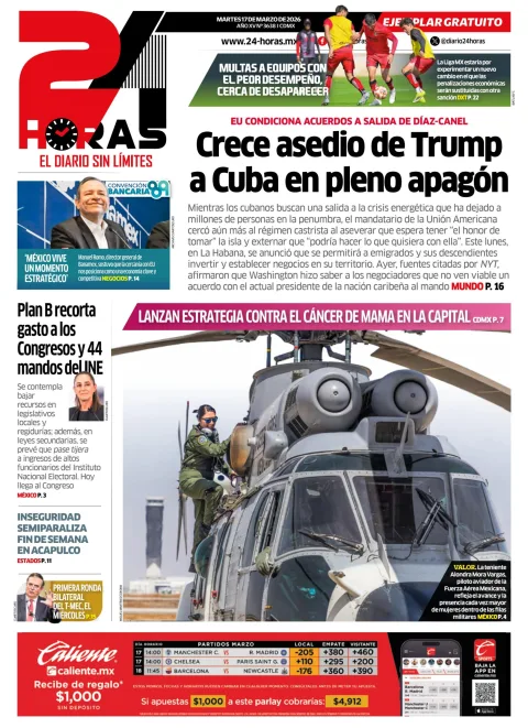 Portada de 24 Horas