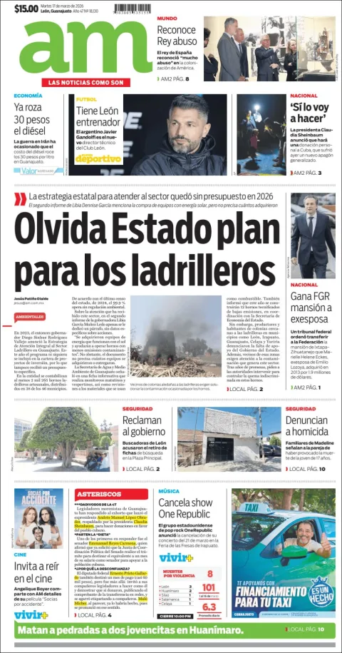Portada de Am Corredor Industrial del martes, 17 de marzo de 2026