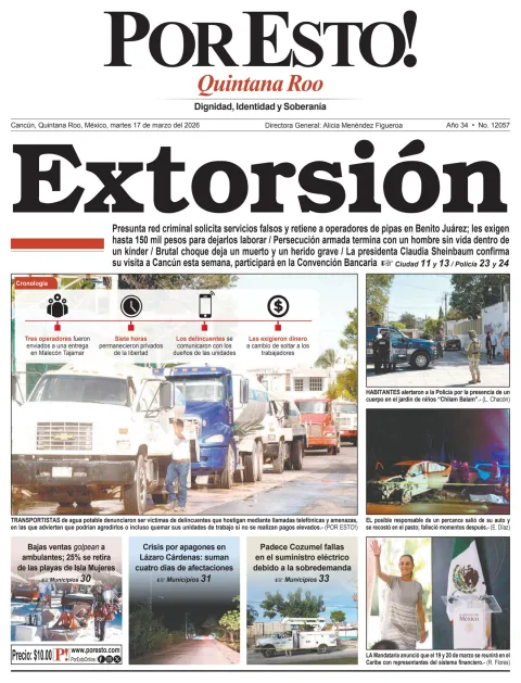Portada de Por Esto (quintana Roo Cancun)