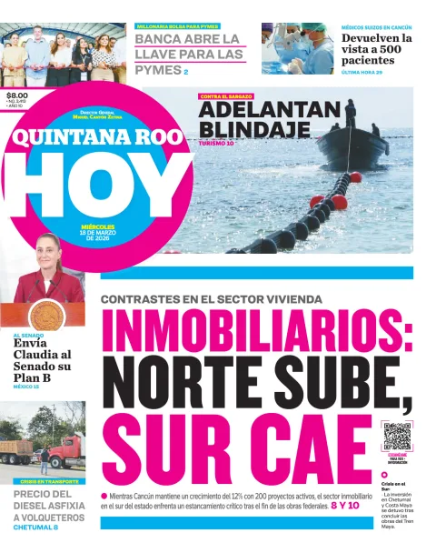 Portada de Quintana Roo Hoy (portada)