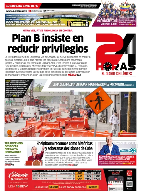 Portada de 24 Horas