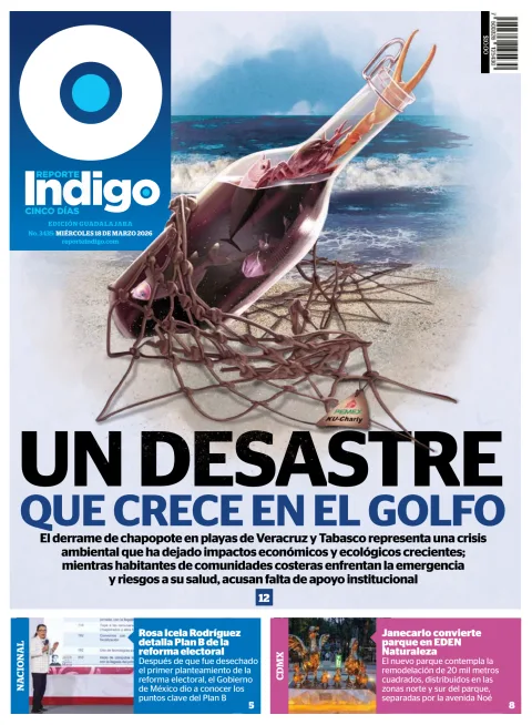 Portada de Reporte Indigo Guadalajara del miércoles, 18 de marzo de 2026