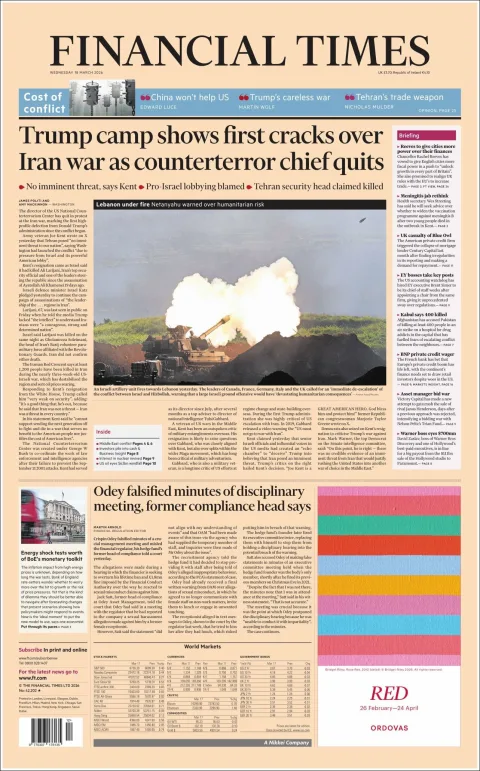 Portada de Financial Times