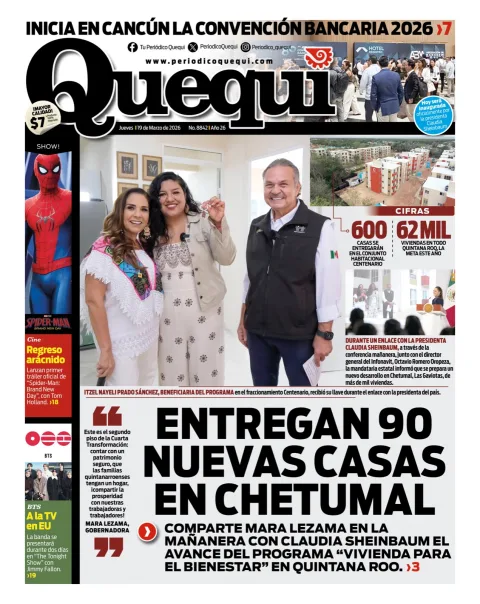 Portada de Quequi del jueves, 19 de marzo de 2026
