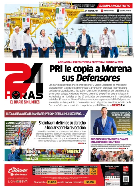 Portada de 24 Horas