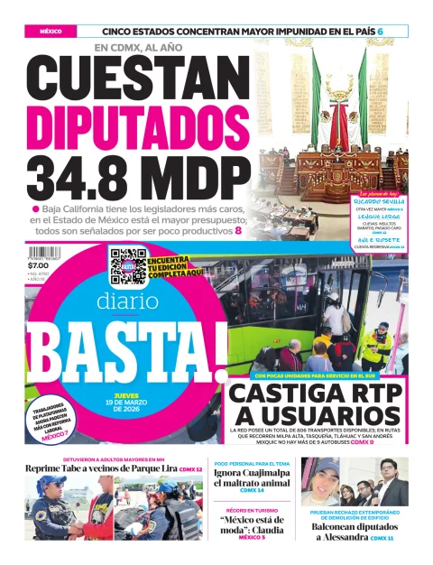 Portada de Basta! (portada)
