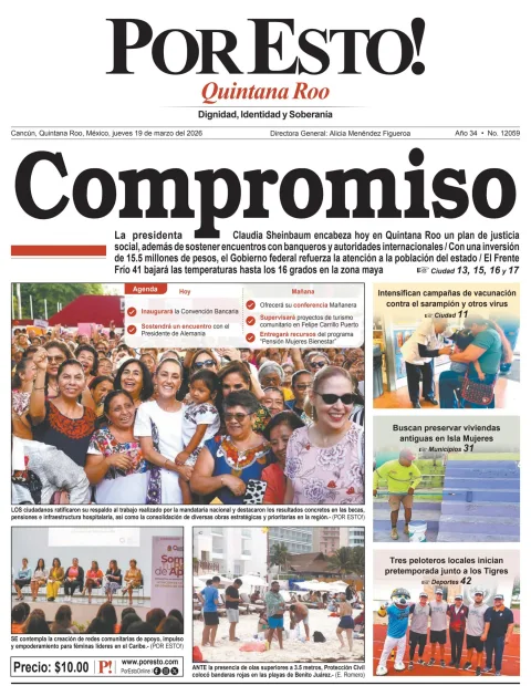 Portada de Por Esto (quintana Roo Cancun)
