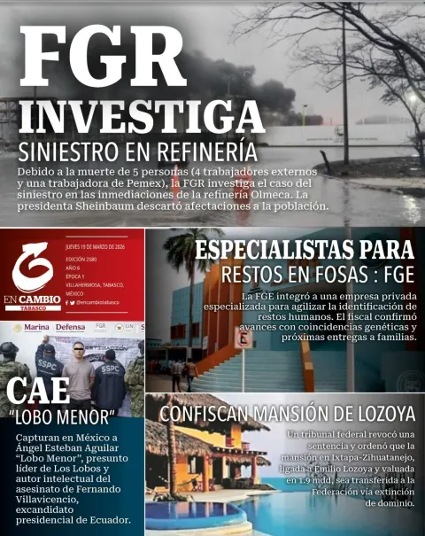 Portada de En Cambio - Quintana Roo (contraportada) del jueves, 19 de marzo de 2026