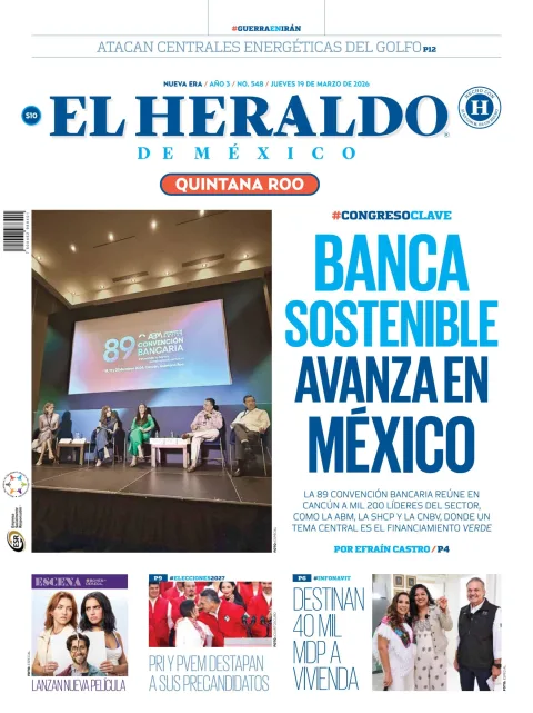 Portada de El Heraldo de Mexico - Quintana Roo