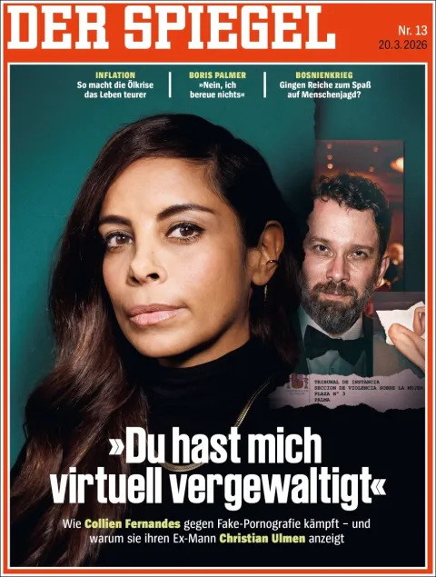 Portada de Der Spiegel del viernes, 20 de marzo de 2026