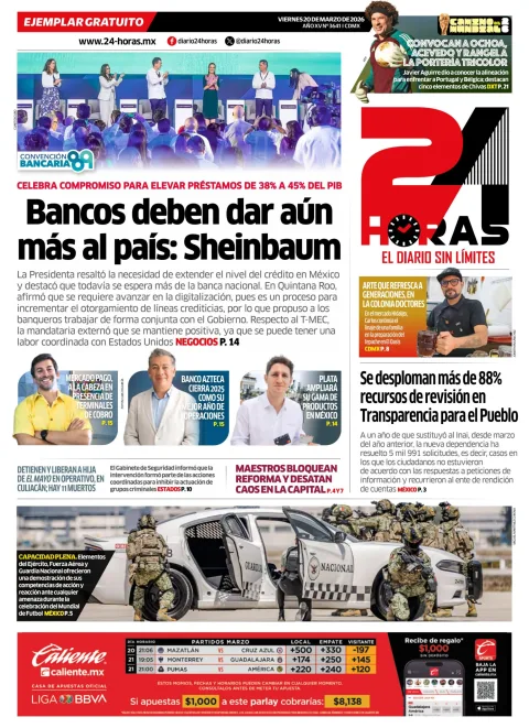 Portada de 24 Horas