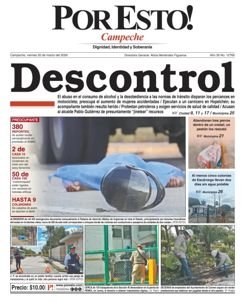 Portada de Por Esto (campeche)