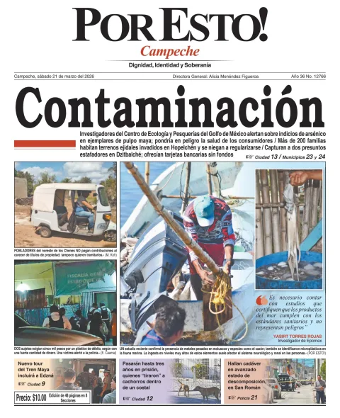 Portada de Por Esto (campeche)