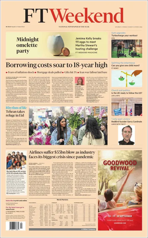 Portada de Financial Times