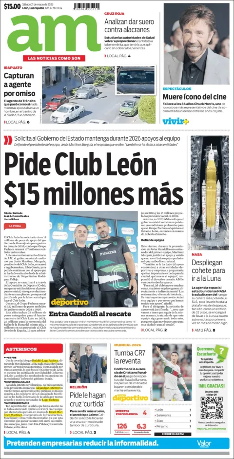 Portada de Am Corredor Industrial del sábado, 21 de marzo de 2026