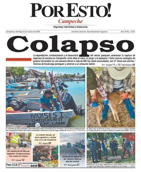 Portada de Por Esto (campeche)