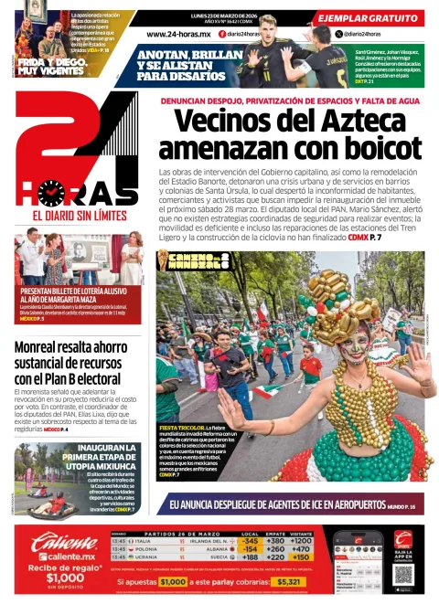 Portada de 24 Horas