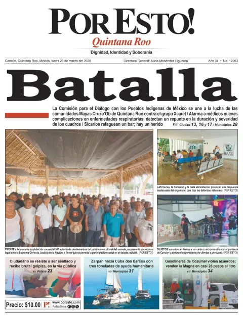 Portada de Por Esto (quintana Roo Cancun)