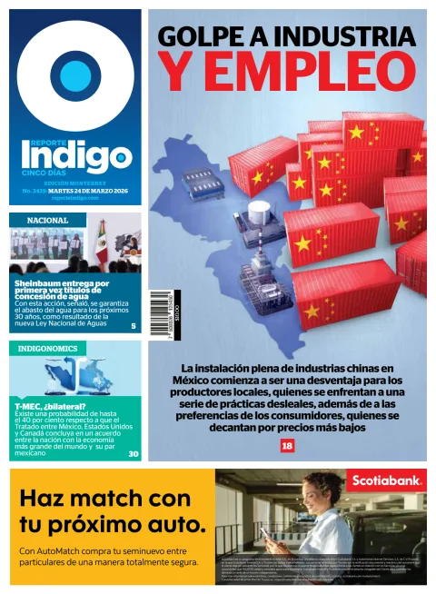 Portada de Reporte Indigo Monterrey del martes, 24 de marzo de 2026