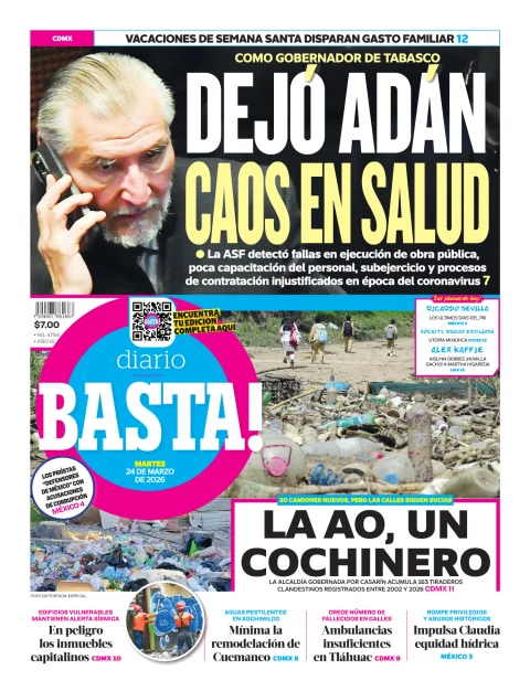 Portada de Basta! (portada)