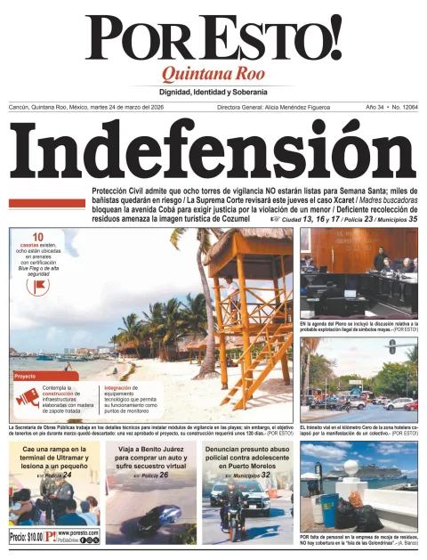 Portada de Por Esto (quintana Roo Cancun)