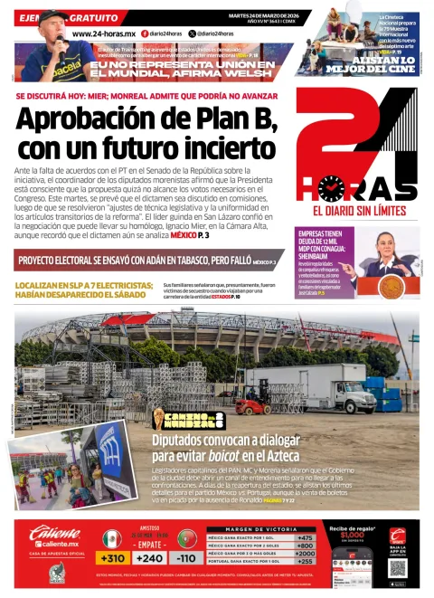 Portada de 24 Horas