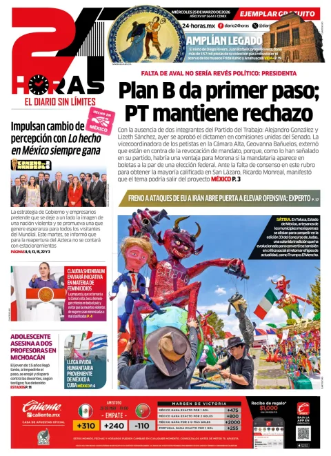 Portada de 24 Horas