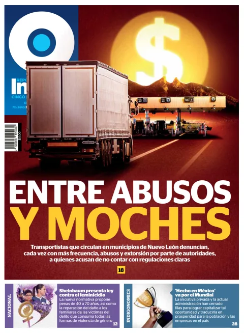 Portada de Reporte Indigo Monterrey del miércoles, 25 de marzo de 2026
