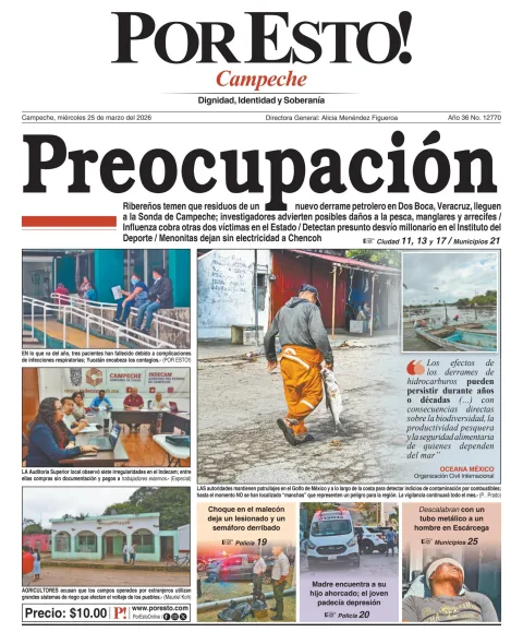 Portada de Por Esto (campeche)