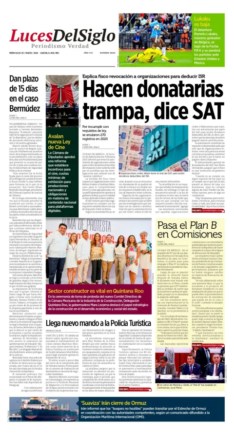 Portada de Luces del Siglo