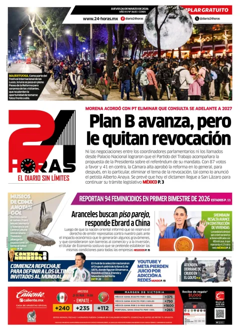 Portada de 24 Horas